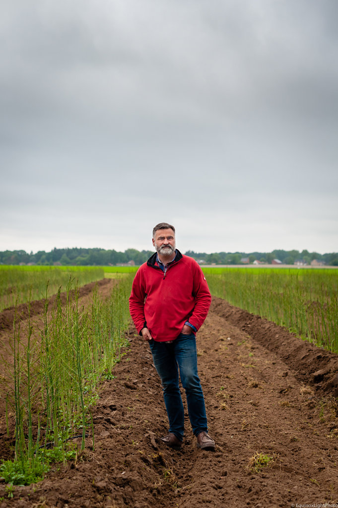 Market Gardener Stephane Longlune / Legumes à la Ferme Farm / Belgium